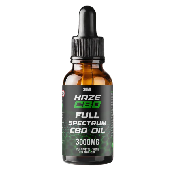 FULL SPECTRUM CBD OIL 3000MG | PREMIUM HAZE CBD ORAL DROPS