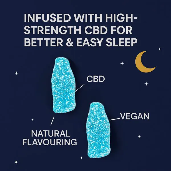 Haze CBD 3000mg Gummies for Sleep | 150mg Per Gummy | Premium Bubblegum Bottles - Image 2