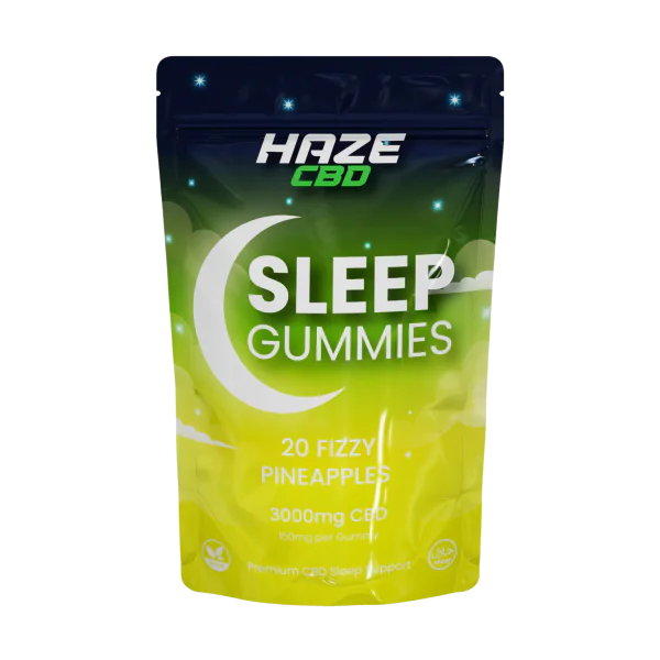 Full Spectrum CBD Gummies for Sleep | 3000mg Fizzy Pineapple Strongest Edibles